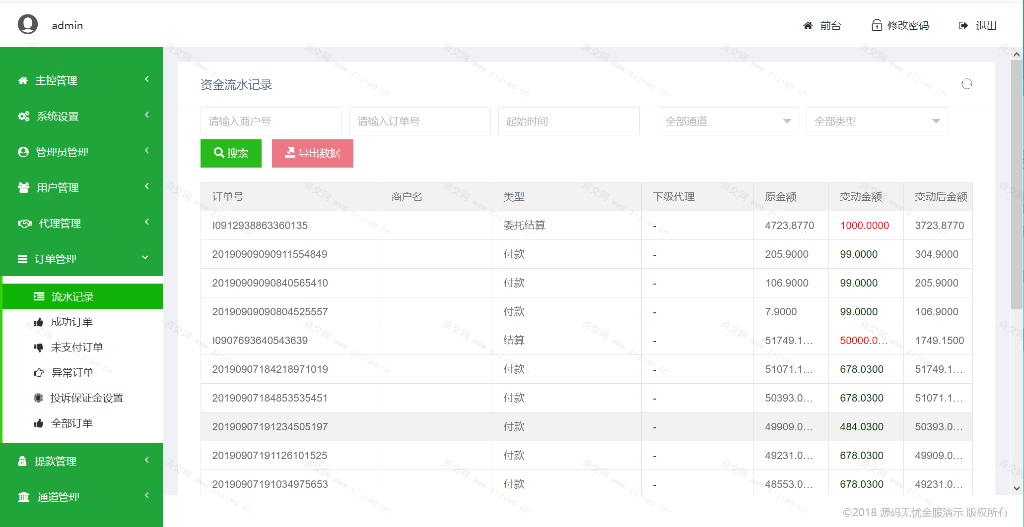 可完美运营版聚合支付系统源码 可用无bug+代付系统下载