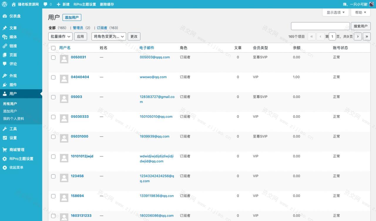 骚老板资源网整站源码 WordPress内核 打包数据高达2GB+安装说明