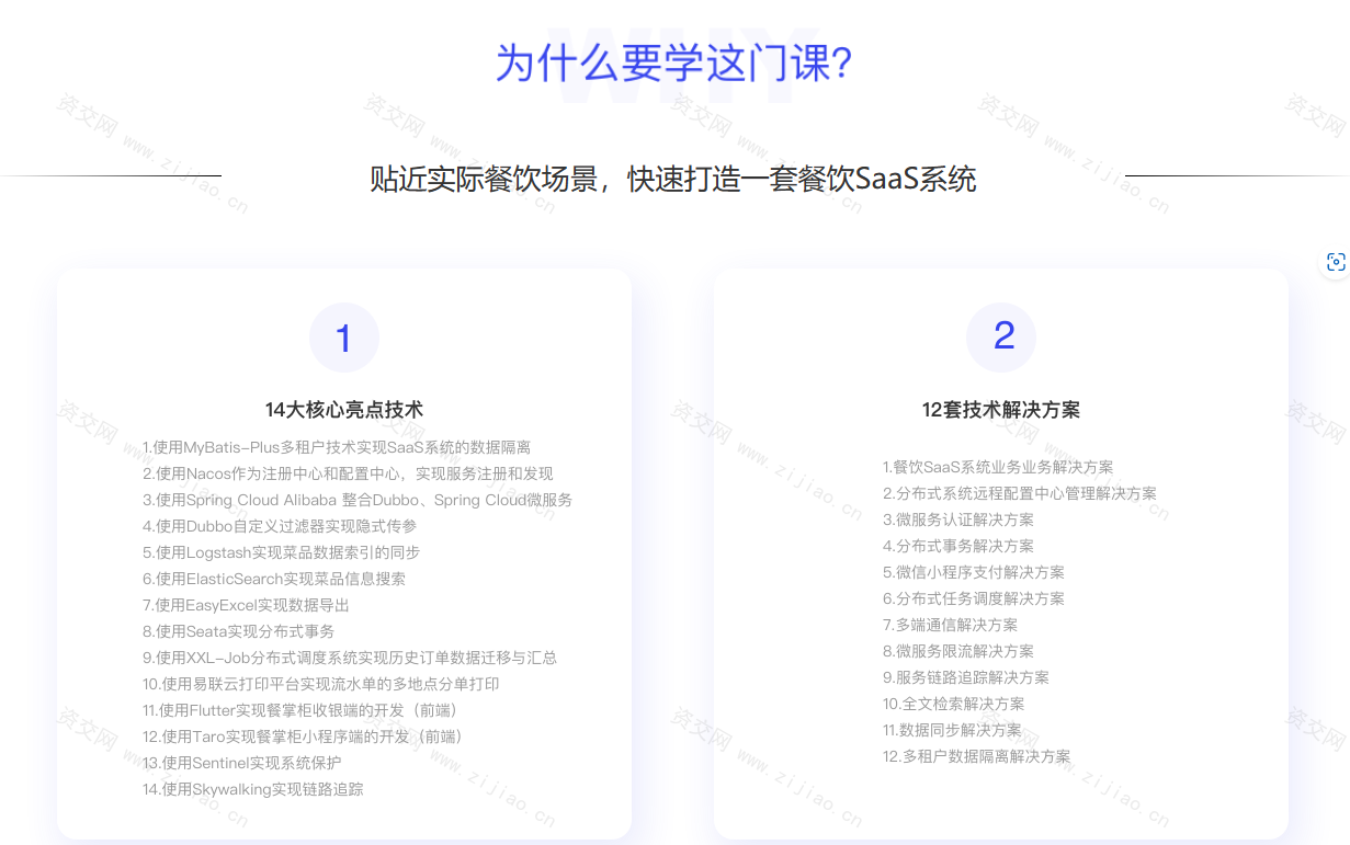 基于SaaS的餐掌柜项目实战完结无密-2023最新版