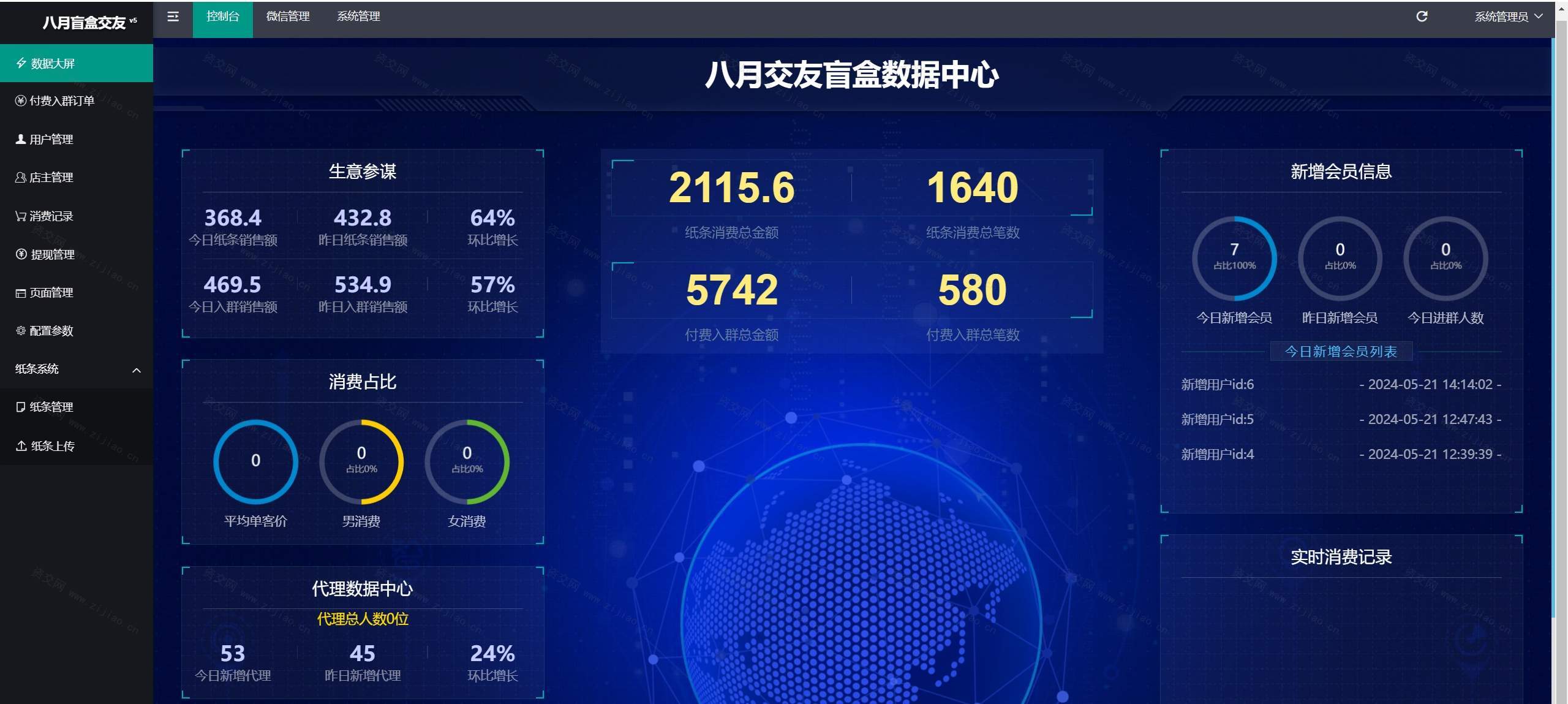 2024一体化交友盲盒与付费社群源码下载