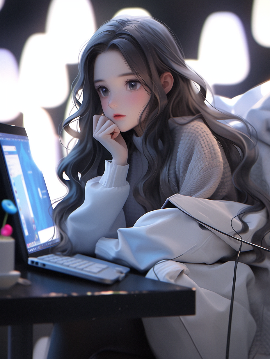 AI绘画3D时尚的穿着图片免费下载