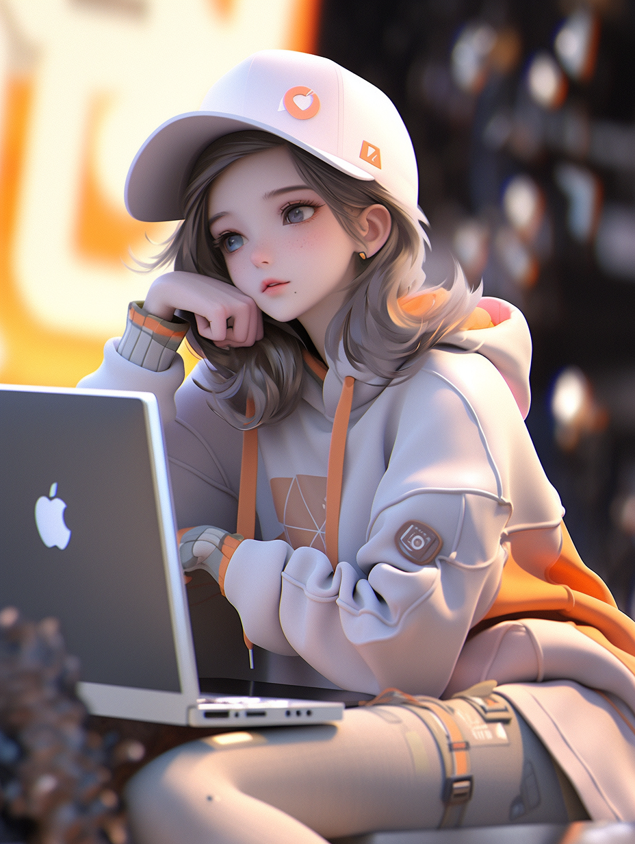AI绘画3d美女照片免费下载