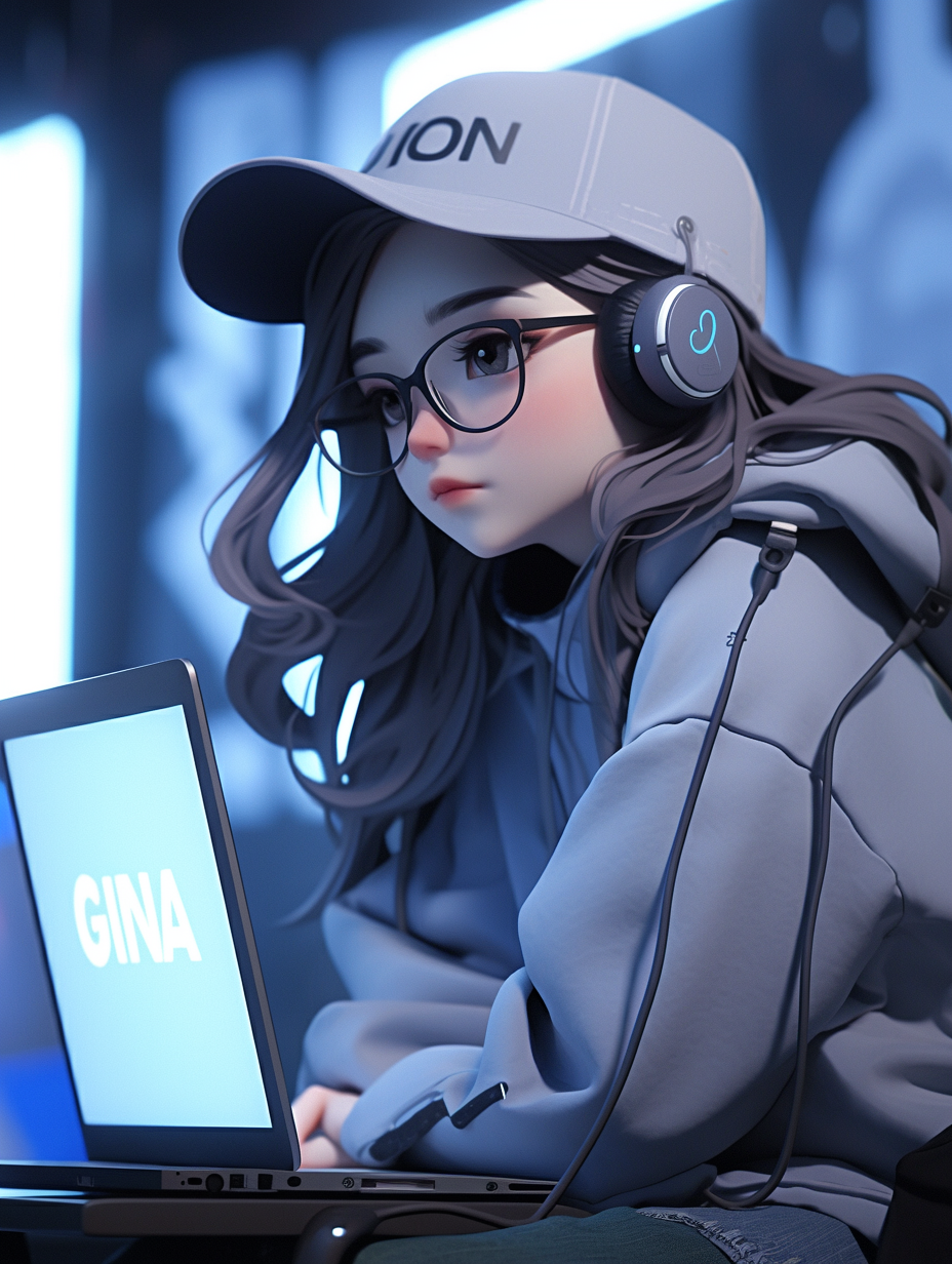 AI绘画3d美女照片免费下载