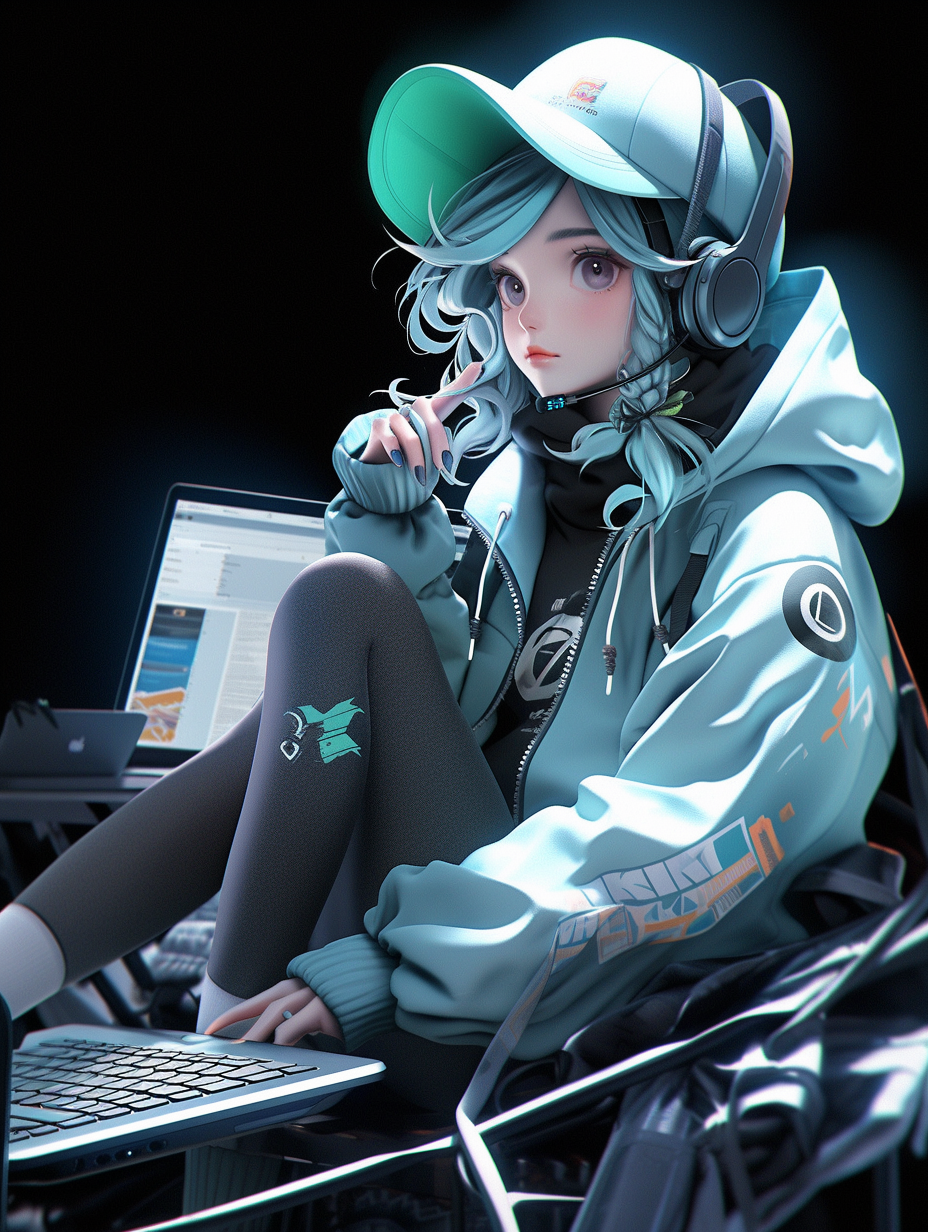 AI绘画3d美女照片免费下载