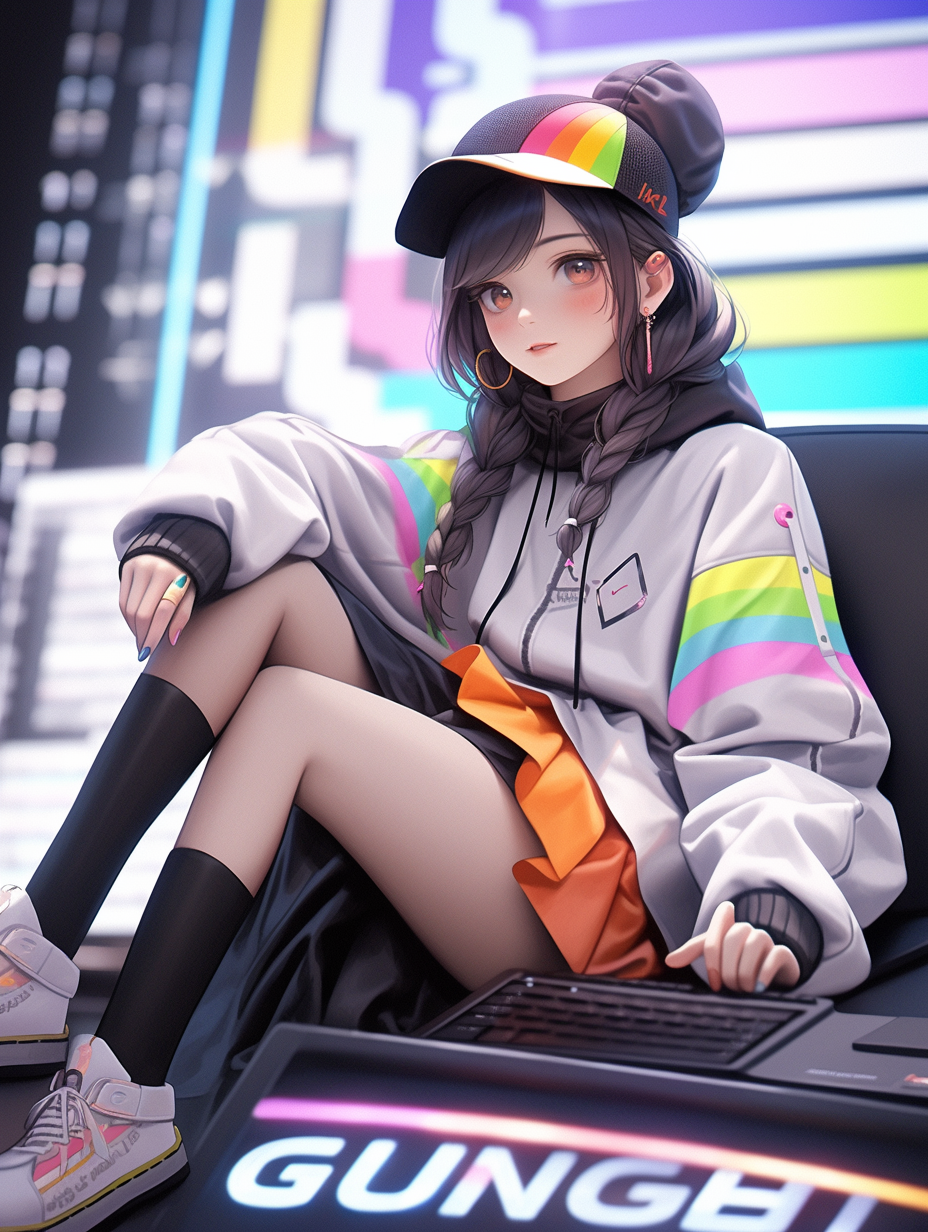 3D风格女孩图片免费下载