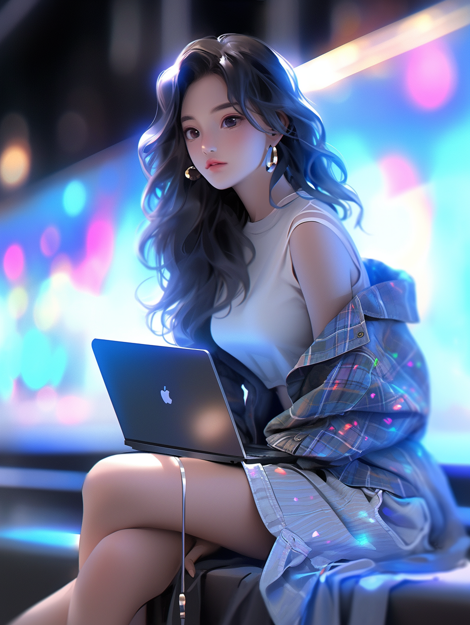 AI绘画3d美女照片免费下载