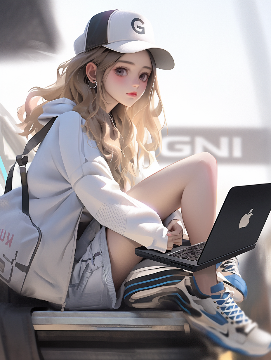 3D风格女孩图片免费下载