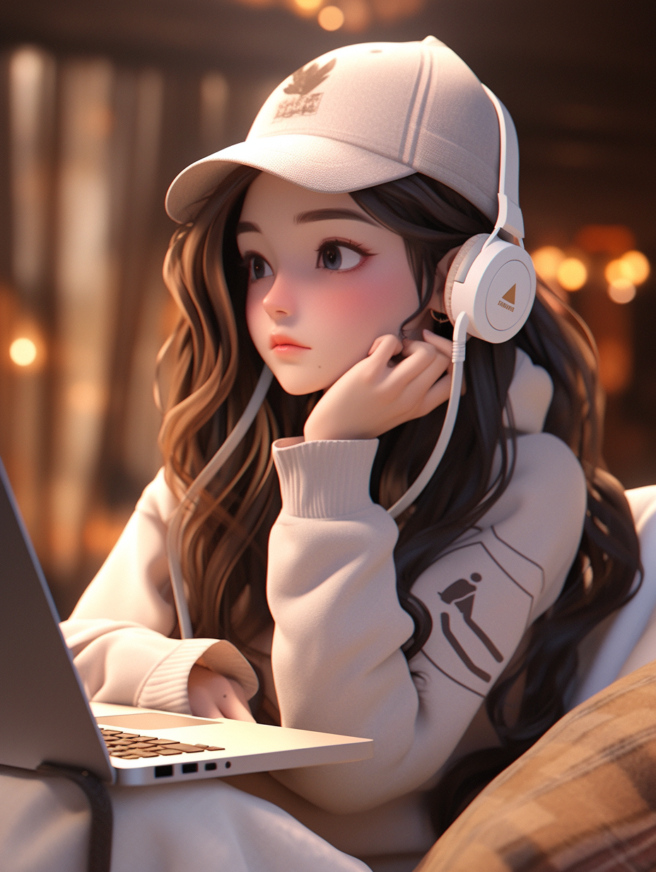 3d时尚穿着人物图片免费下载