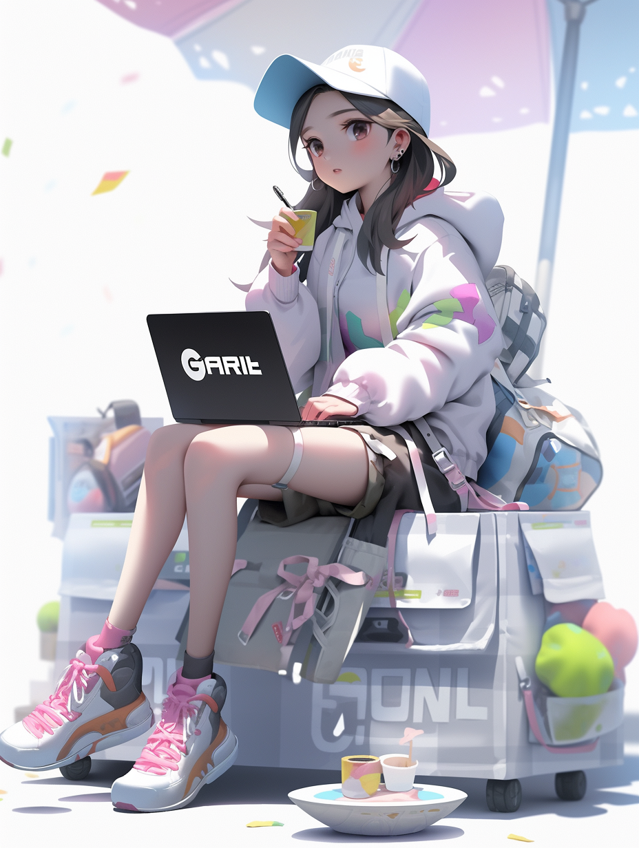 AI绘画3d女孩照片免费下载