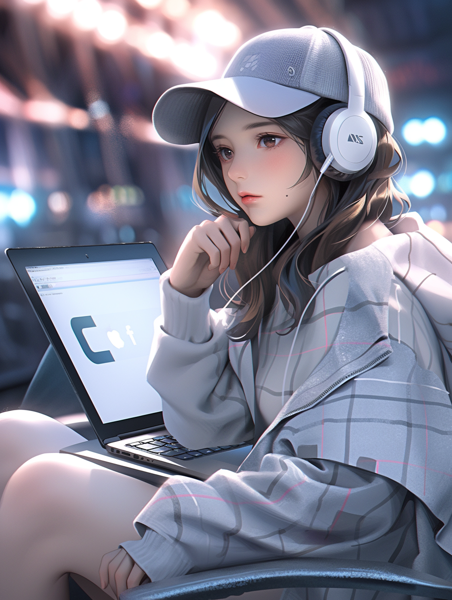 3D风格女孩图片免费下载