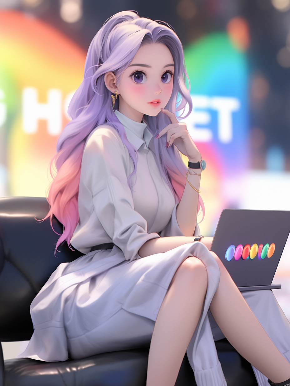 AI绘画3D时尚的穿着图片免费下载