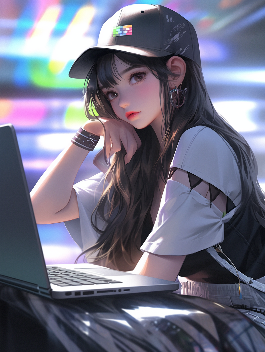 AI绘画3d美女照片免费下载