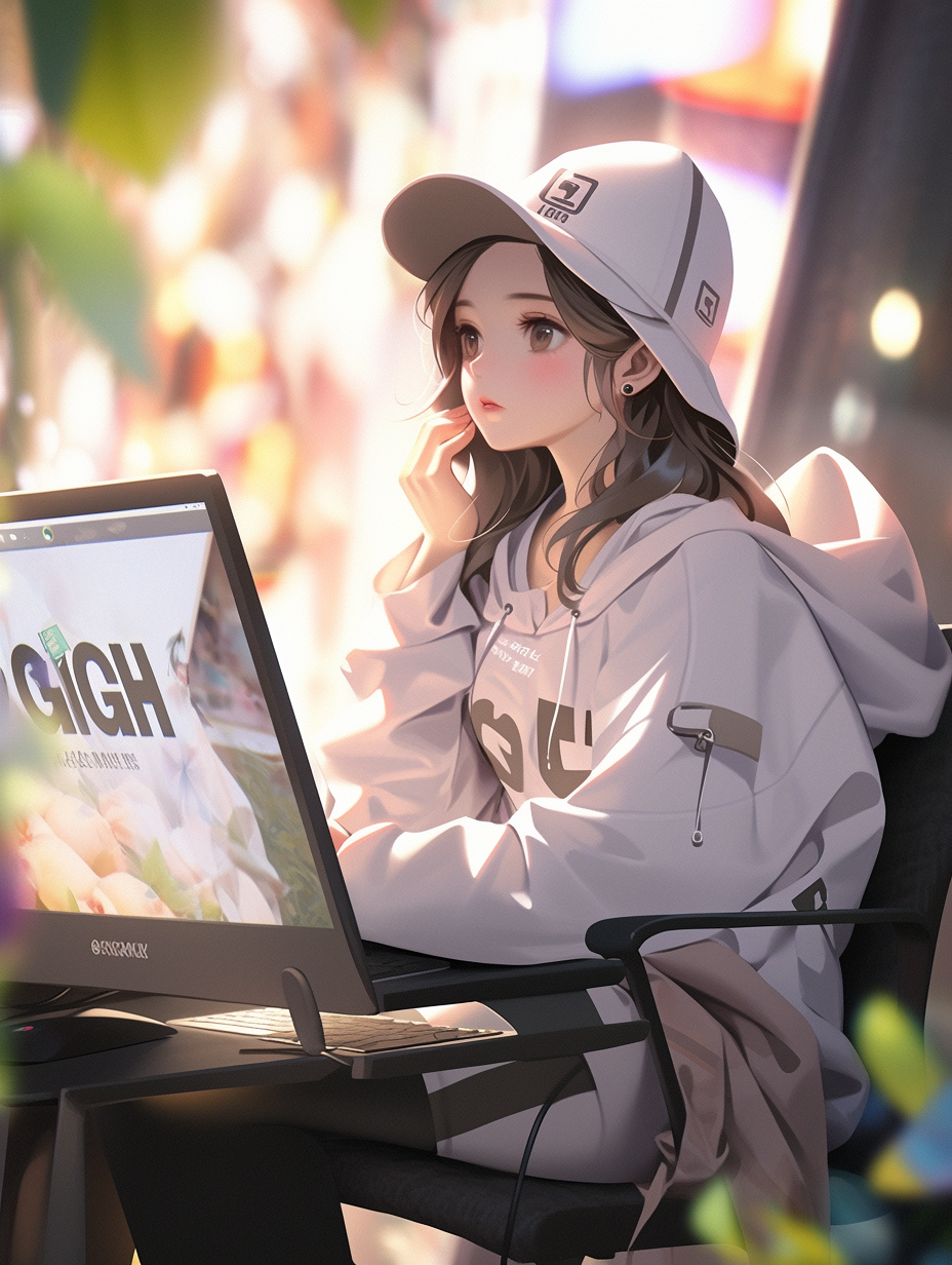 3D风格女孩图片免费下载