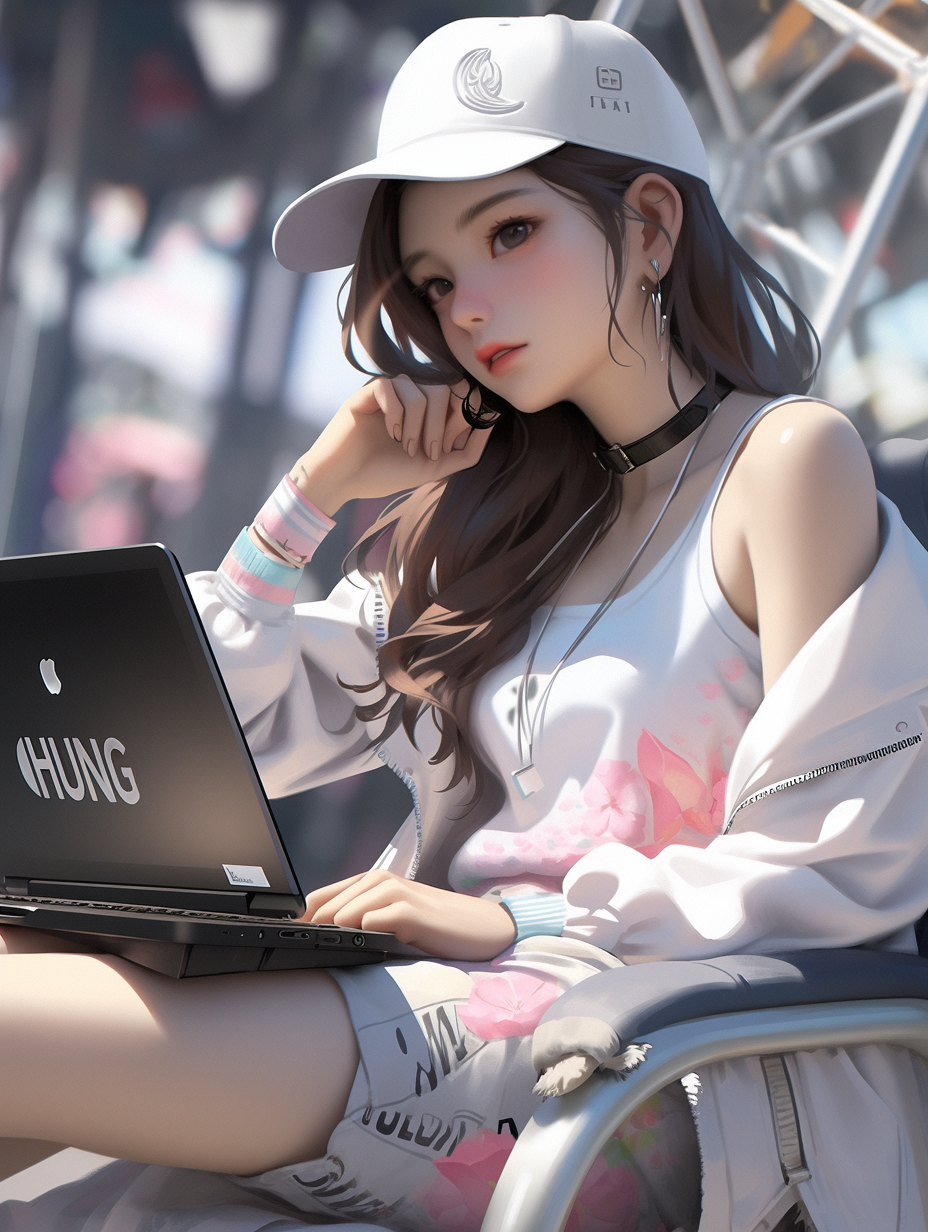 3d柔和渐变人物图片免费下载