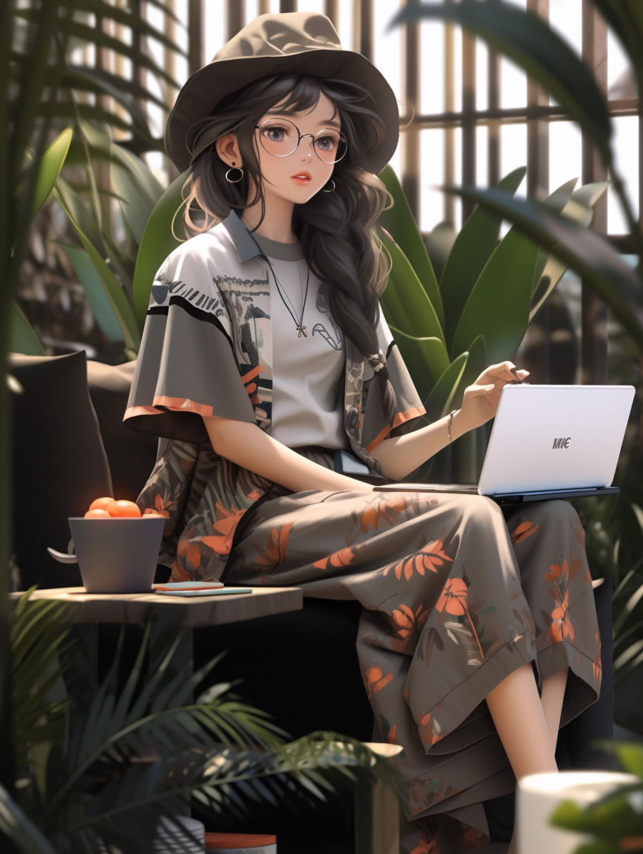 AI绘画3d美女照片免费下载