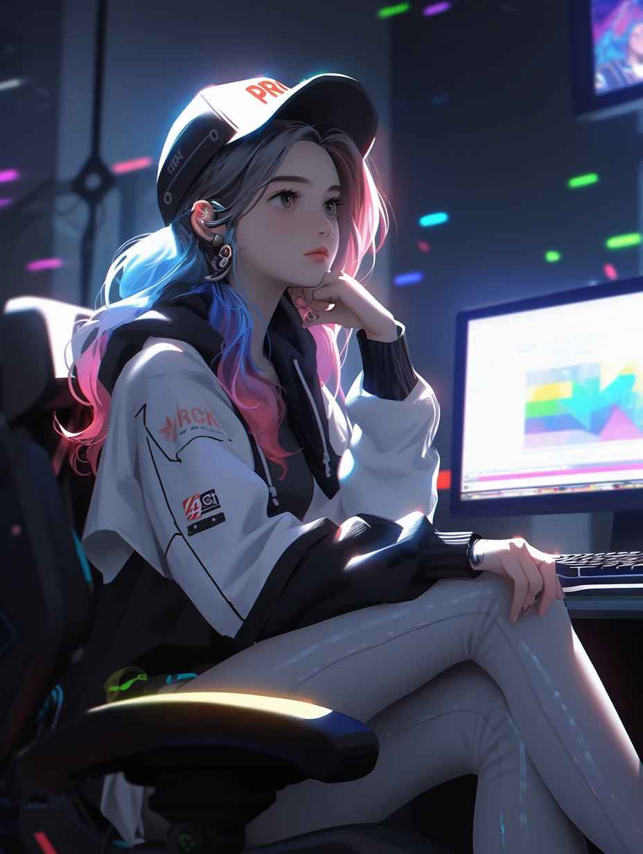 3D风格女孩图片免费下载