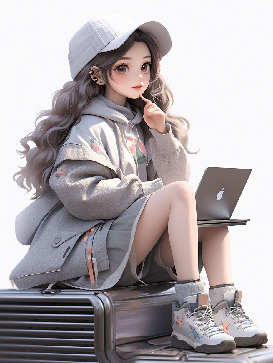 AI绘画3d美女照片免费下载
