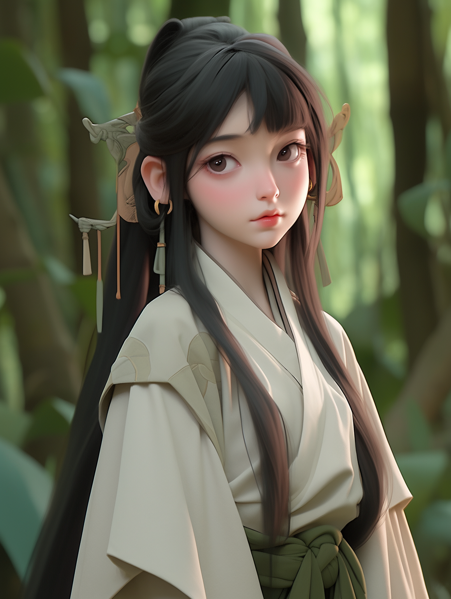 汉服女孩图片免费下载