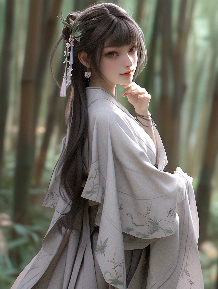 3d古风女孩图片免费下载