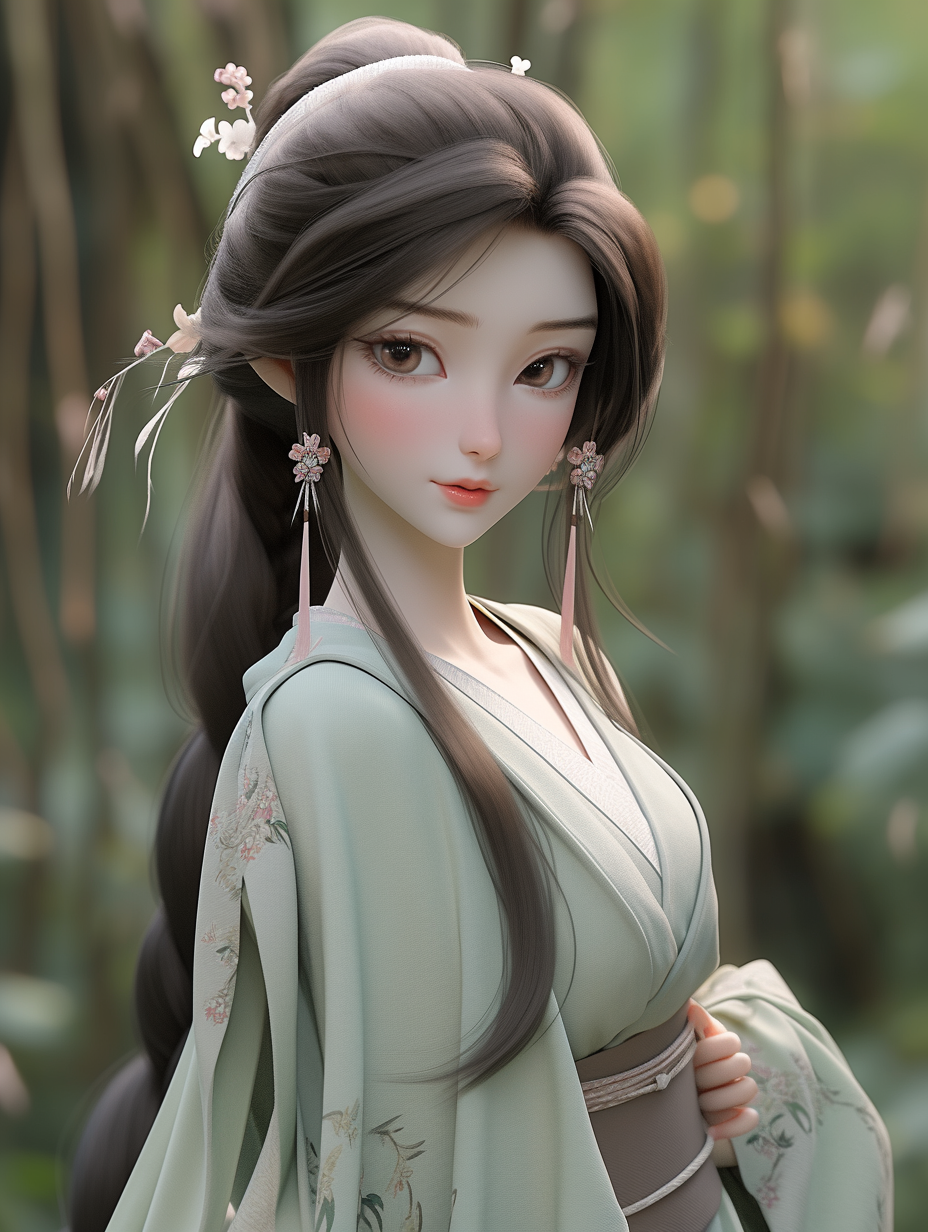 汉服女孩图片免费下载