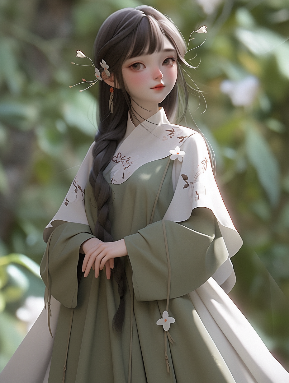 汉服女孩图片免费下载