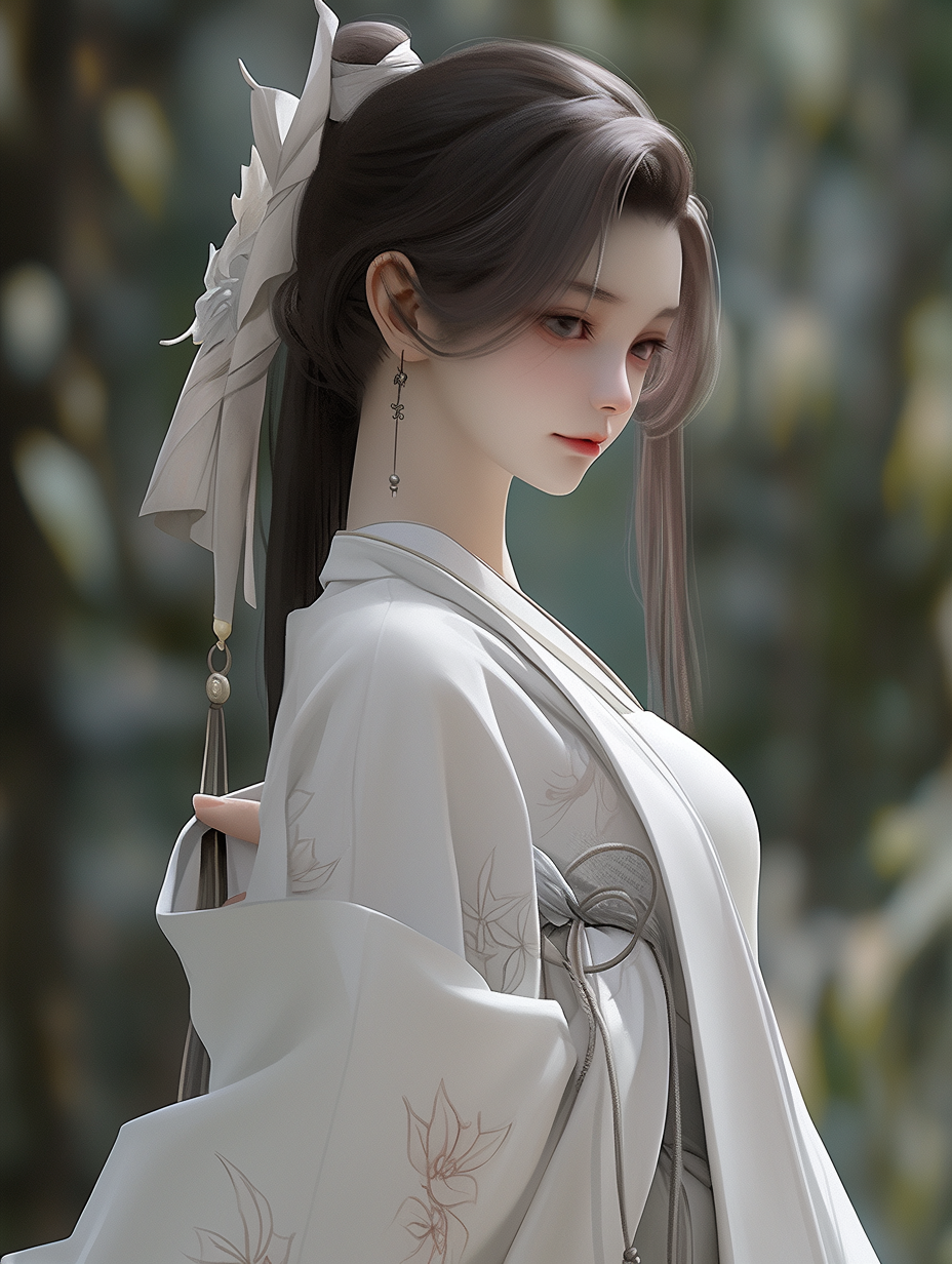 汉服女孩手机壁纸图片下载