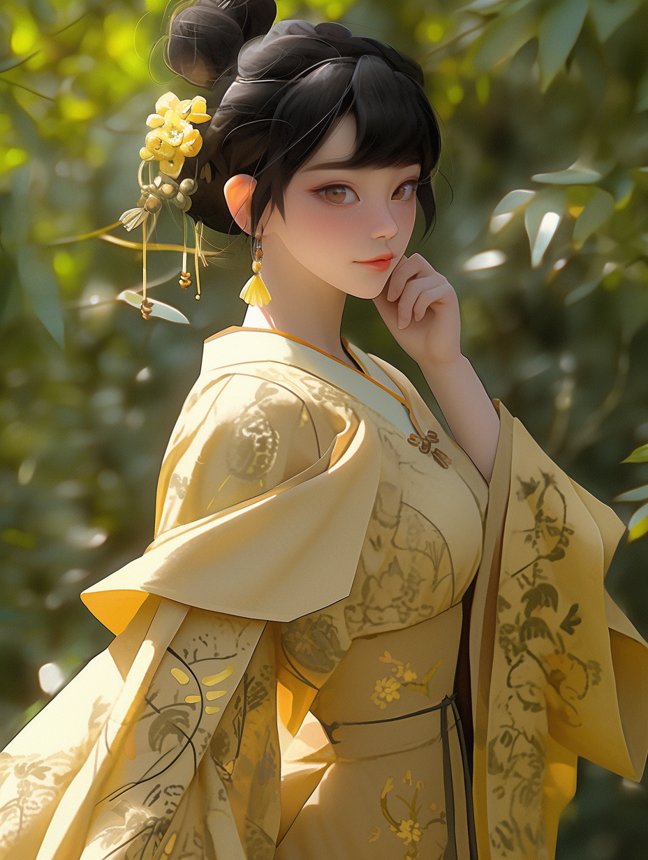 汉服女孩图片免费下载