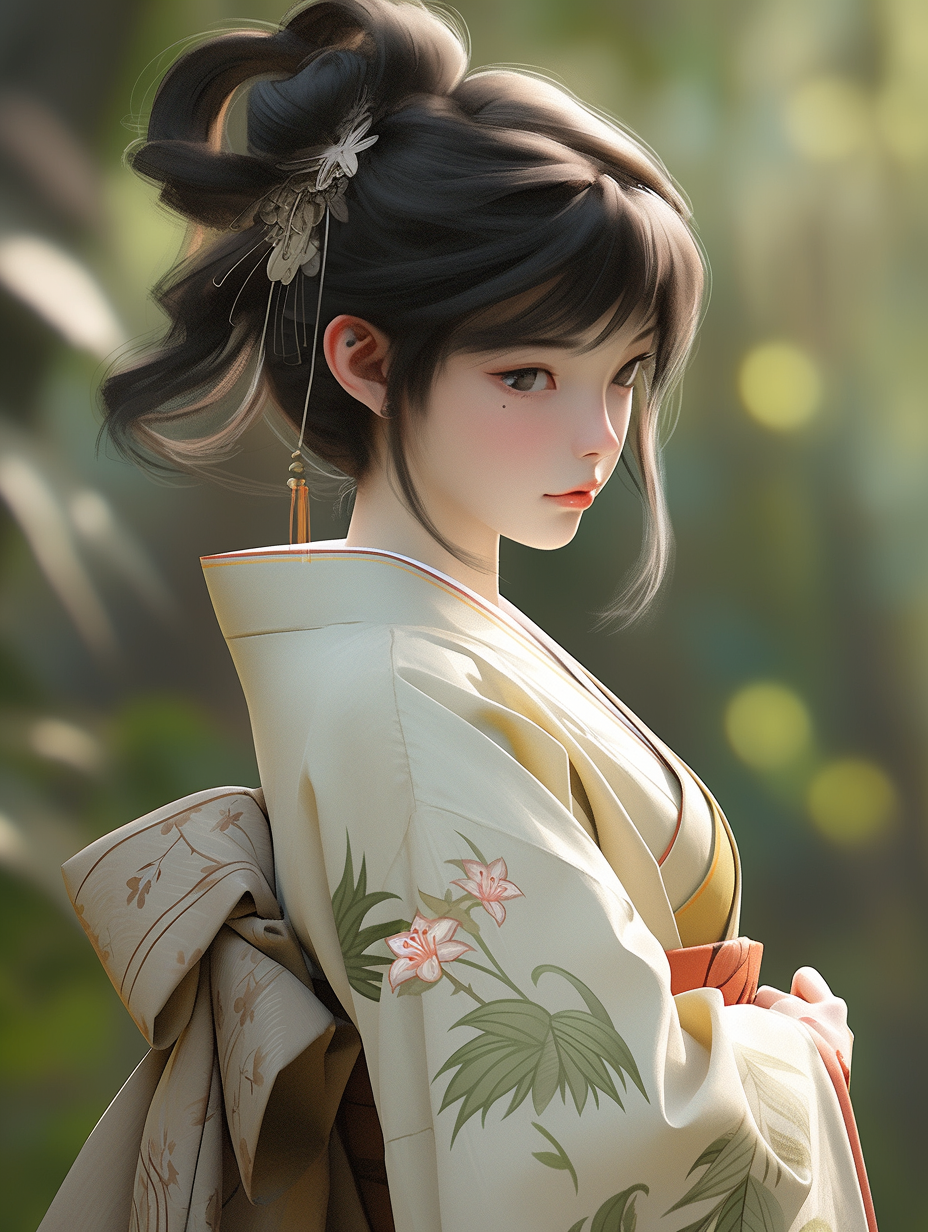 AI绘画古风美人图片