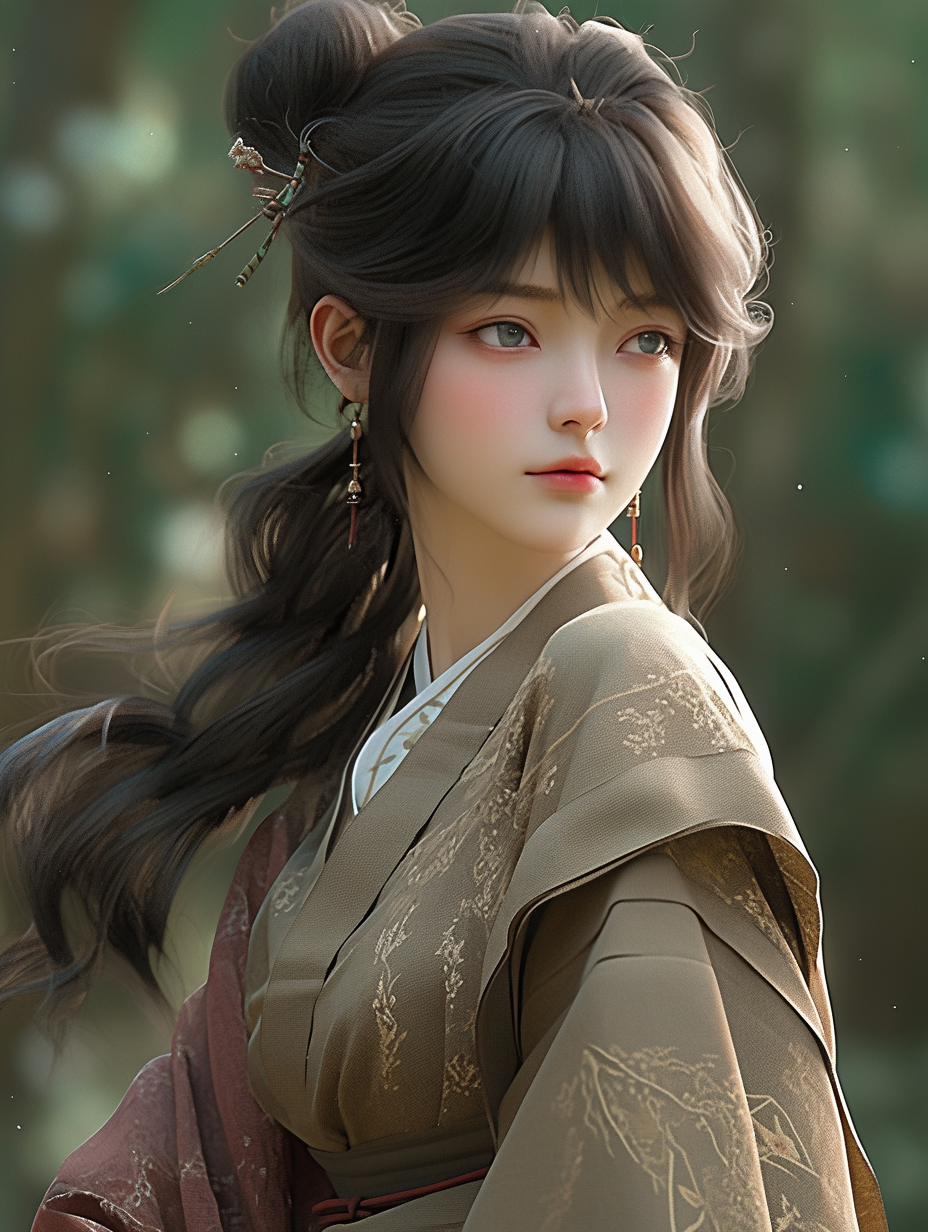 汉服女孩图片免费下载