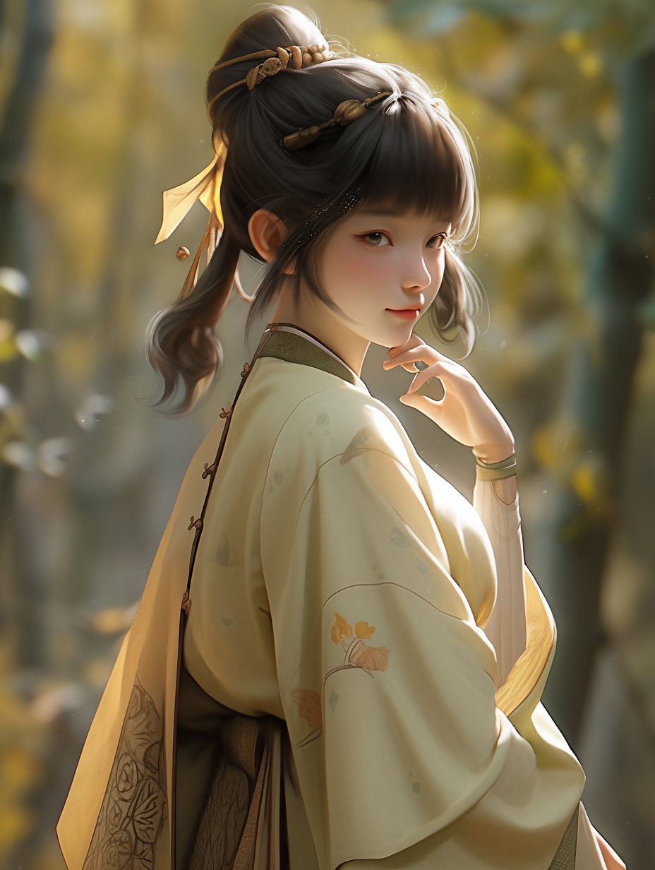 3d古风女孩图片免费下载