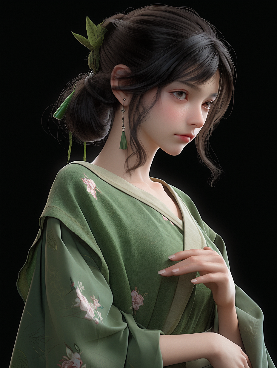 AI生成汉服女孩图片免费下载