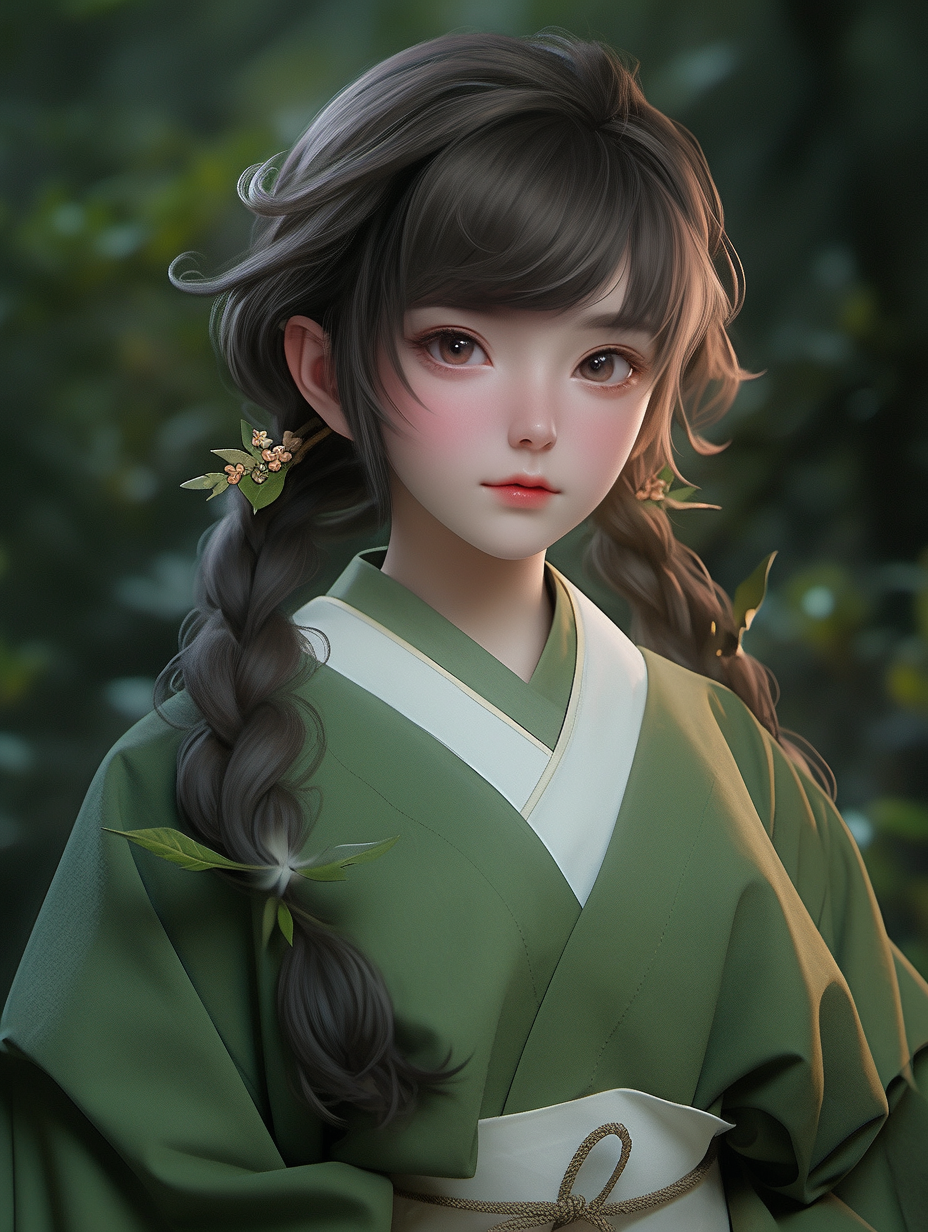 汉服女孩手机壁纸图片下载