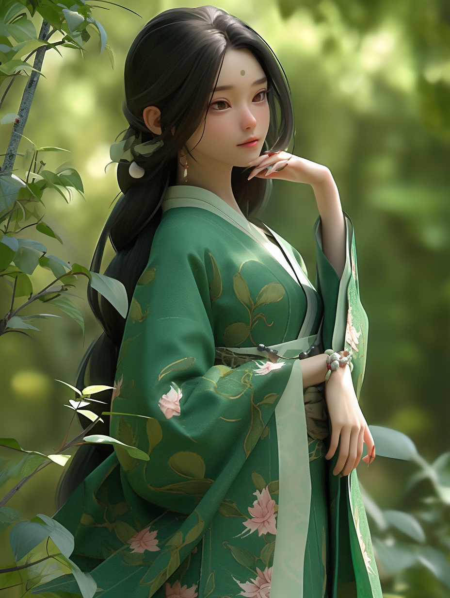 汉服女孩图片免费下载