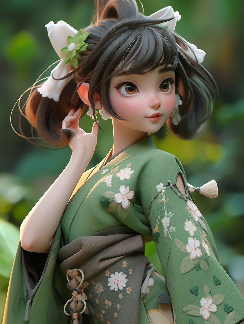 AI绘画古风美人图片