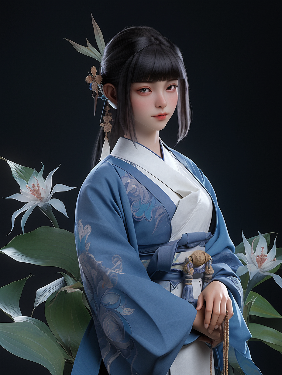 汉服女孩图片免费下载