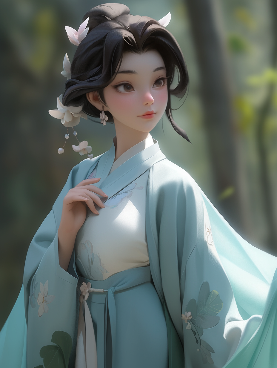 汉服女孩图片免费下载