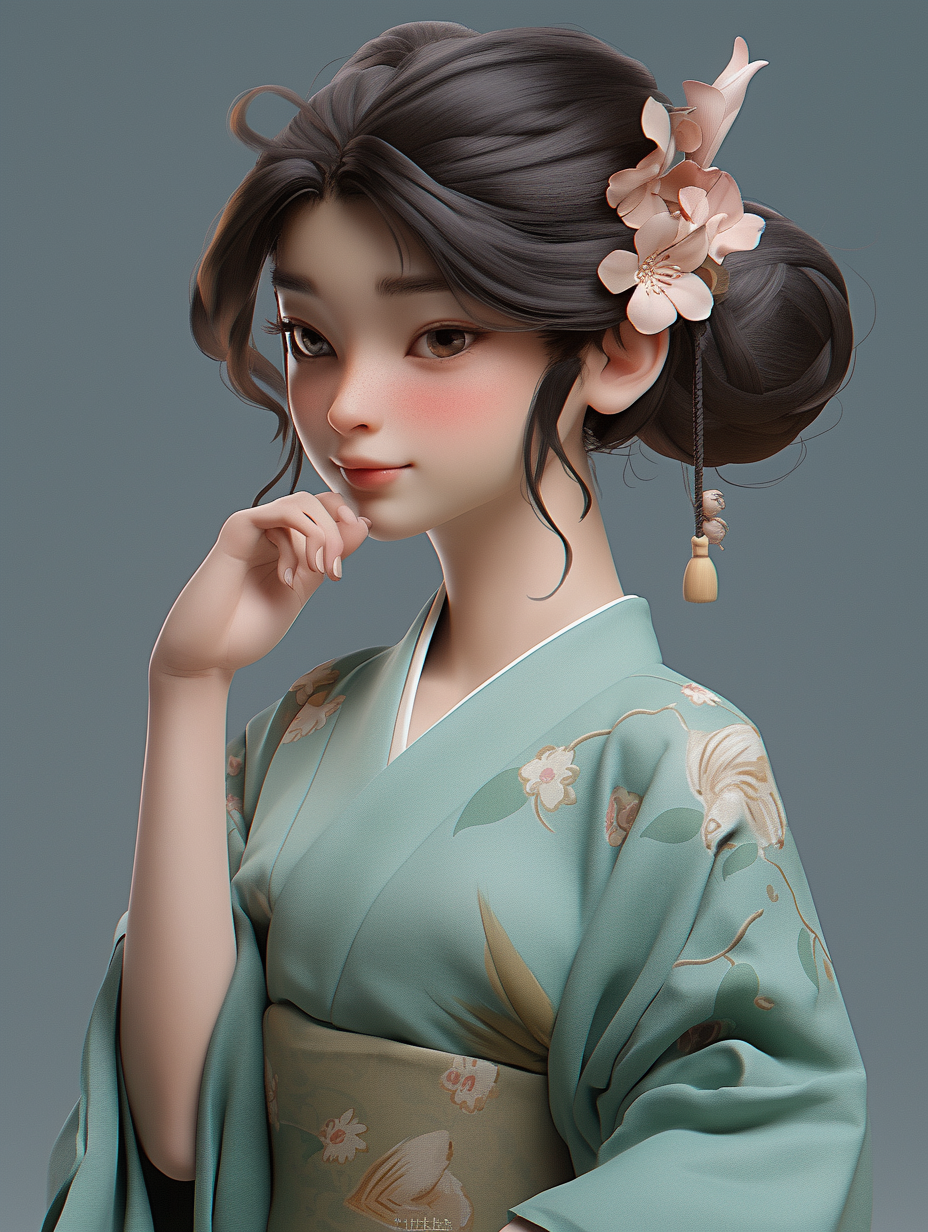 AI生成汉服女孩图片免费下载