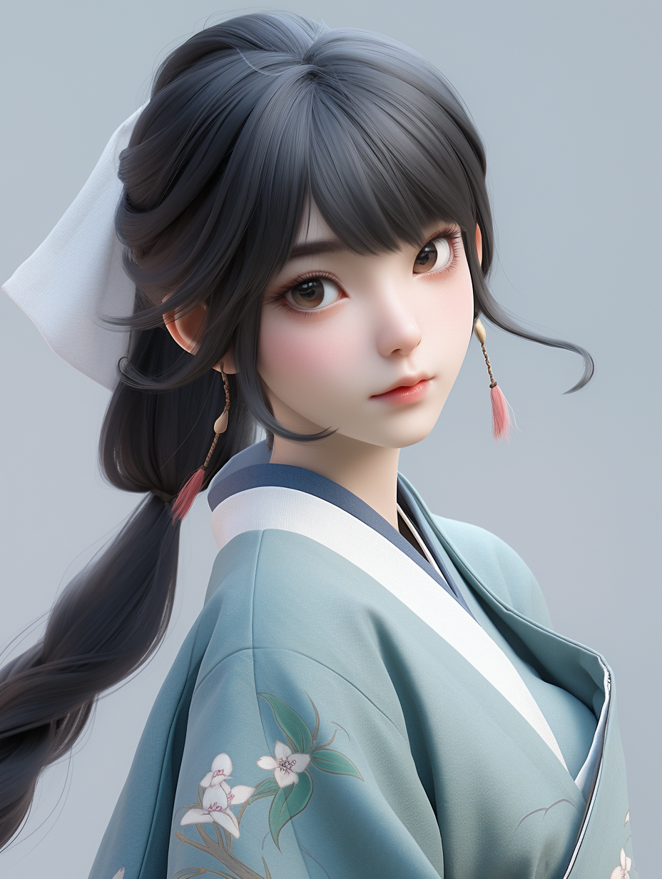 AI生成汉服女孩图片免费下载