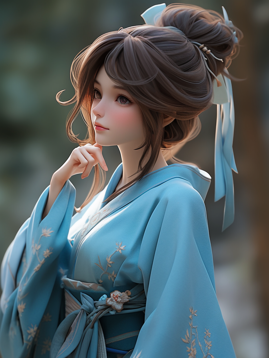 汉服女孩手机壁纸图片下载