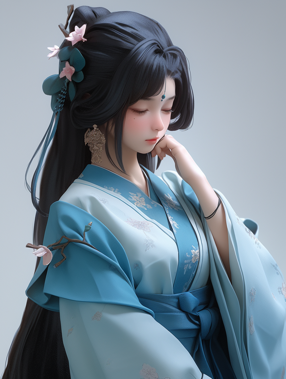 古风女孩手机壁纸图片下载