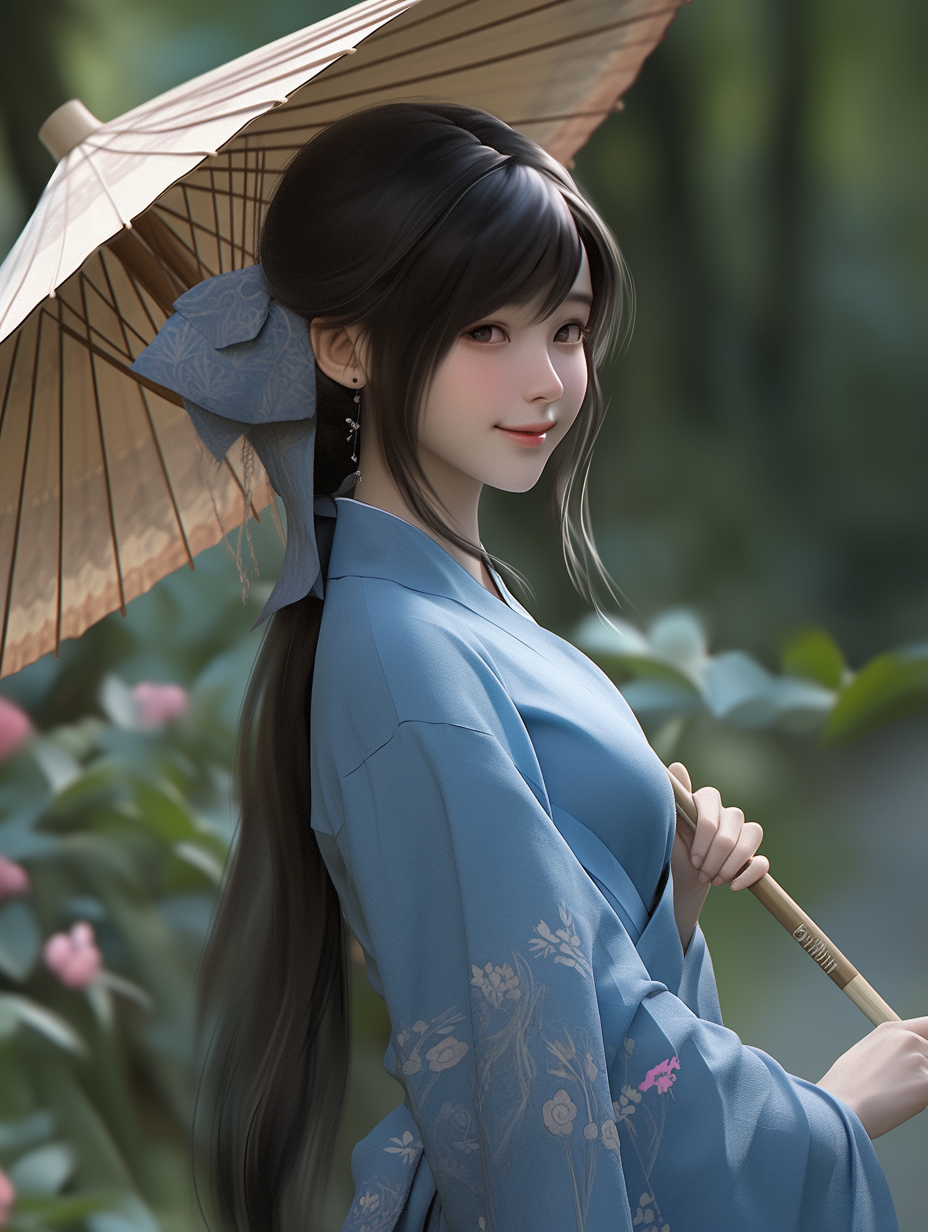 3d古风女孩图片免费下载