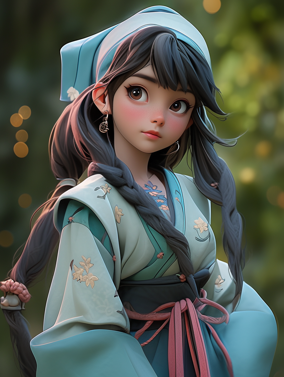 汉服女孩图片免费下载