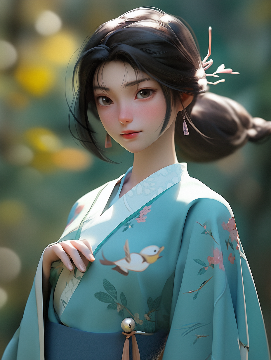 汉服女孩手机壁纸图片下载