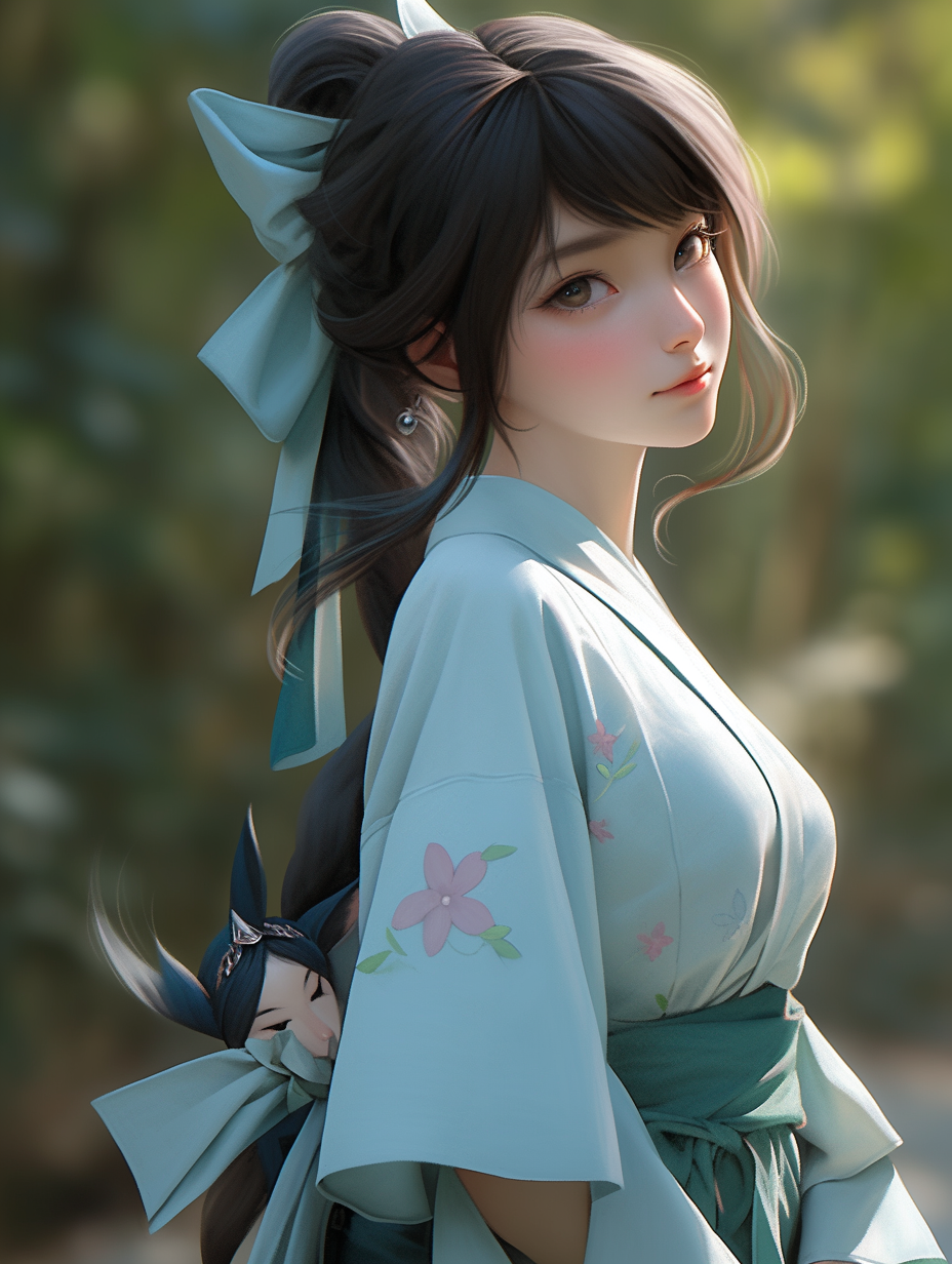 汉服女孩手机壁纸图片下载