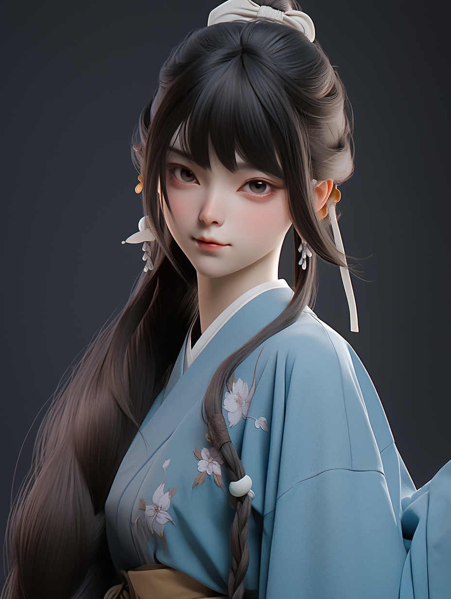 汉服女孩手机壁纸图片下载