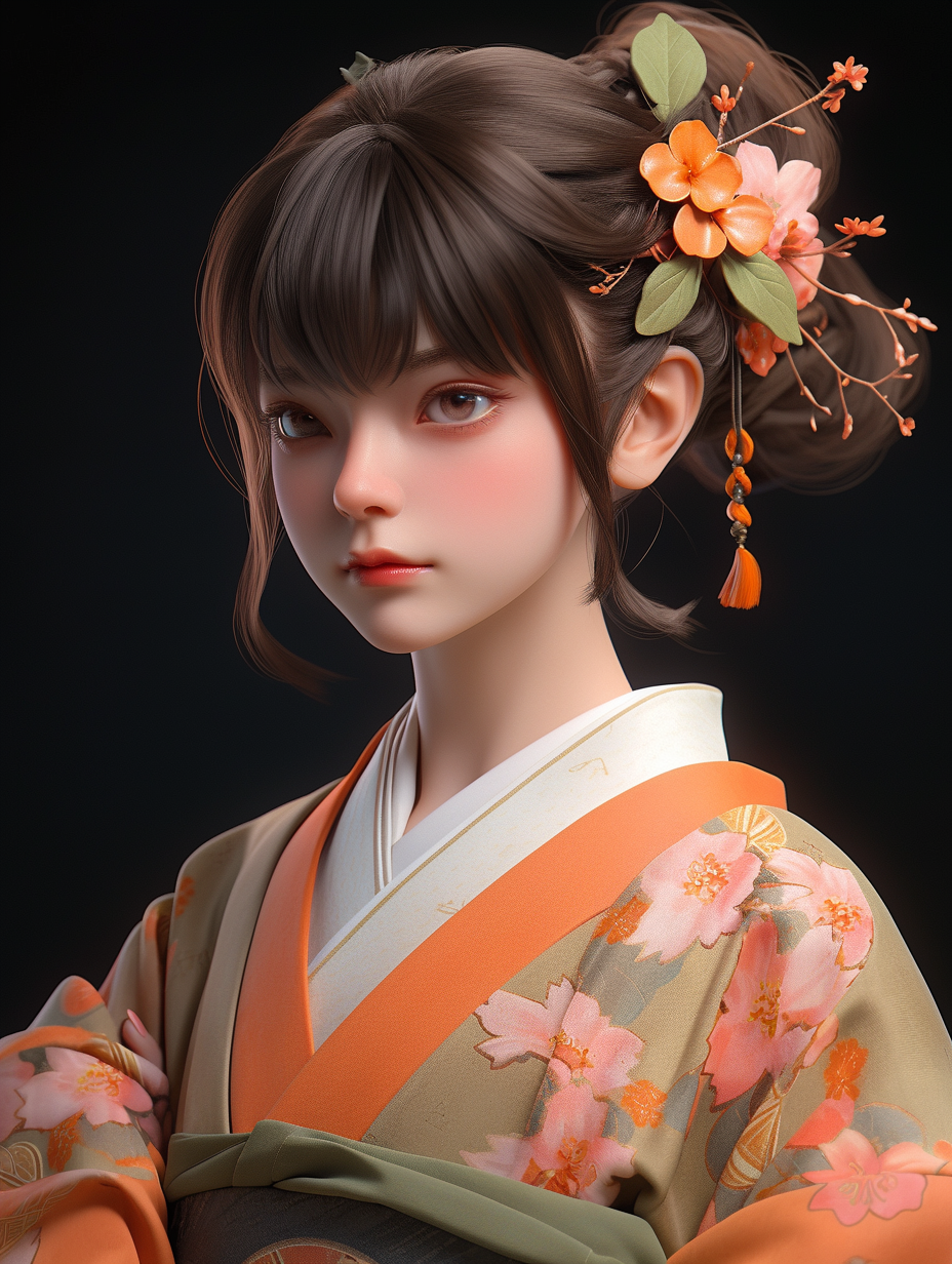 AI绘画古风美人图片