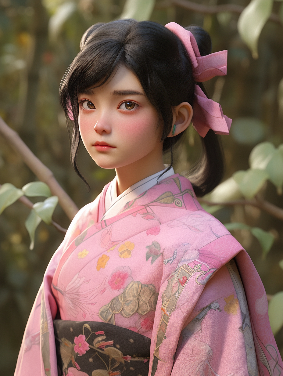 AI生成汉服女孩图片免费下载