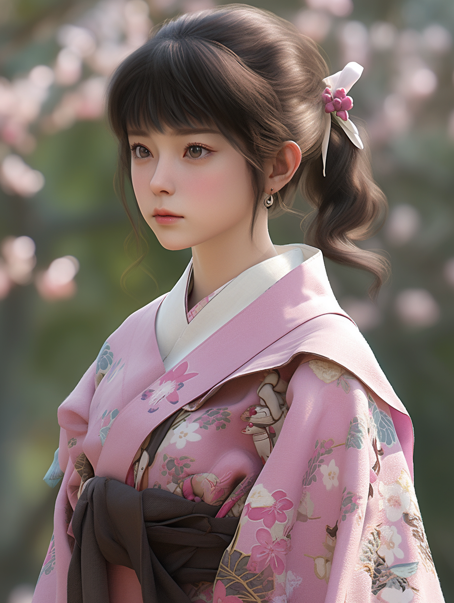 AI生成汉服女孩图片免费下载