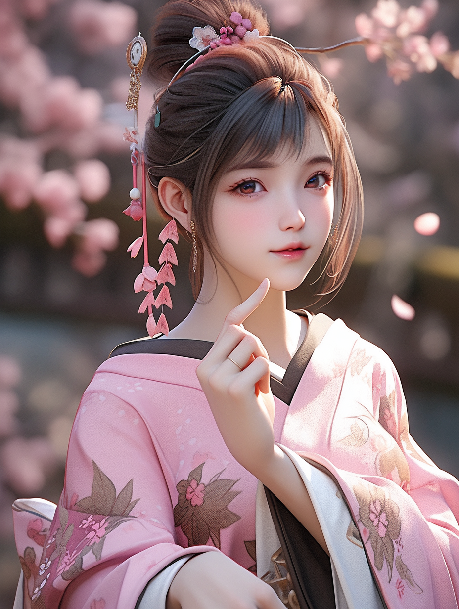 汉服女孩手机壁纸图片下载