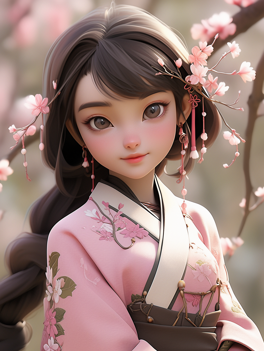 汉服女孩图片免费下载